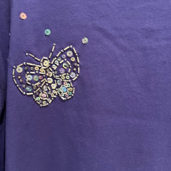 154. NWT WOMENS QUACKER FACTORY 2X DETAIL TOP - Picture 7 of 9